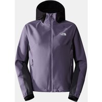 The North Face Athletic Outdoor Hoodie Softshell Jas Dames Paars/Zwart ~ Spinze.nl
