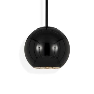 Tom Dixon Copper Round Hanglamp 25 cm - Zwart ~ Spinze.nl