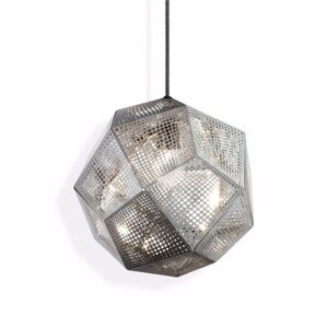 Tom Dixon Etch Hanglamp 32 cm - Staal ~ Spinze.nl