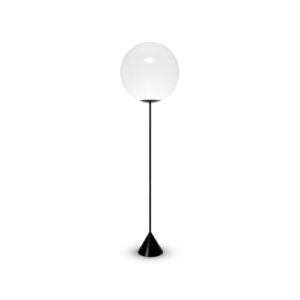 Tom Dixon Opal Globe 50 cm LED Vloerlamp - Wit ~ Spinze.nl