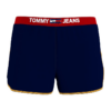 Tommy Hilfiger dames shorts Desert sky - donkerblauw/rood ~ Spinze.nl