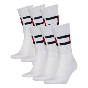 Tommy Hilfiger sokken 6-pack FLAG ECOM white ~ Spinze.nl