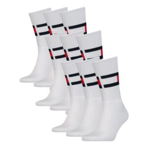 Tommy Hilfiger sokken 9-pack FLAG ECOM white ~ Spinze.nl