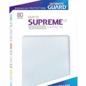 Ultimate Guard Supreme UX Sleeves Standard Size Matte Frosted (80) set van 7 stuks ~ Spinze.nl