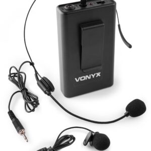 Vonyx BP10 bodypack met headset voor Vonyx UHF systemen - 863.100 MHz ~ Spinze.nl