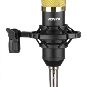Vonyx CM400B condensator studio microfoon incl. shockmount ~ Spinze.nl