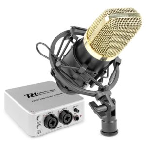 Vonyx CM400B studiomicrofoon met PDX25 USB audio interface voor ~ Spinze.nl