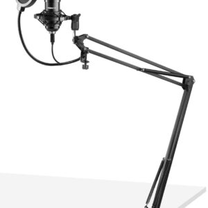 Vonyx CMS300B USB Studio microfoon met verstelbare arm - Zwart ~ Spinze.nl