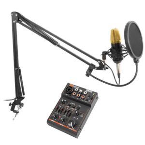 Vonyx CMS400B studiomicrofoon met verstelbare arm en USB mixer ~ Spinze.nl