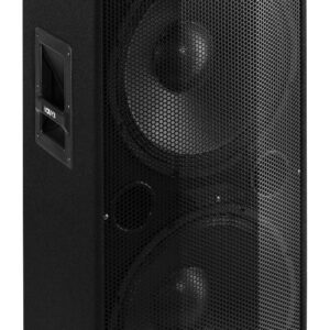 Vonyx CVB212 actieve speaker met Bluetooth & mp3 - 2x12" 1200W ~ Spinze.nl