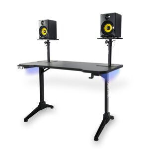 Vonyx DB20 DJ tafel / studio meubel met LED verlichting - 120cm - ~ Spinze.nl