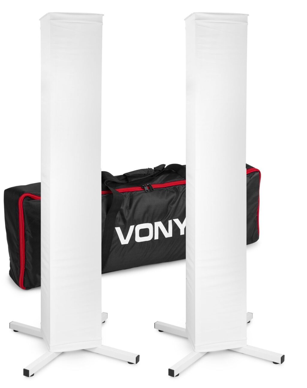 Vonyx DJP165 set van 2x luidspreker standaard / lichtstatief met ~ Spinze.nl