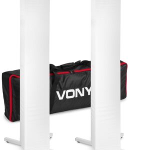 Vonyx DJP165 set van 2x luidspreker standaard / lichtstatief met ~ Spinze.nl