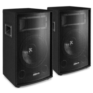 Vonyx SL12 luidsprekerset - Twee 12" speakers van 600W (totaal 1200W ~ Spinze.nl
