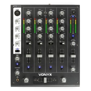 Vonyx STM-7010 Mixer 4-Kanaals DJ Mixer met USB ~ Spinze.nl