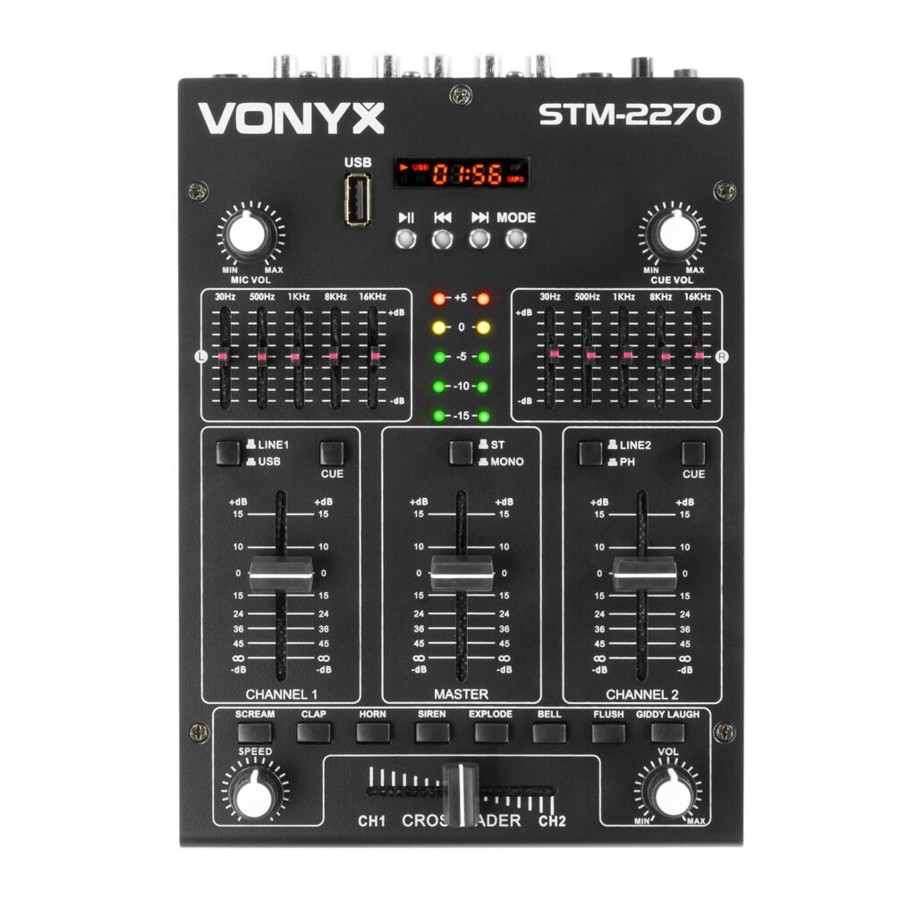 Vonyx STM2270 DJ Mixer met Bluetooth