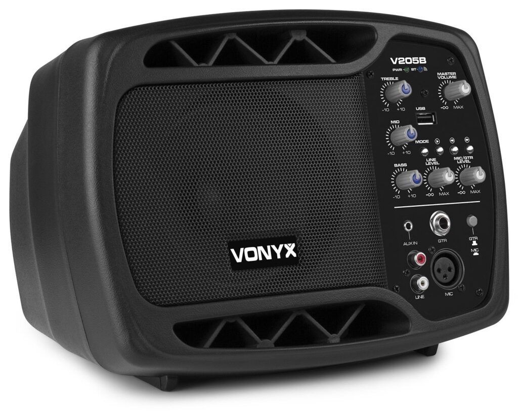 Vonyx V205B actieve monitor speaker met Bluetooth en USB mp3 speler ~ Spinze.nl