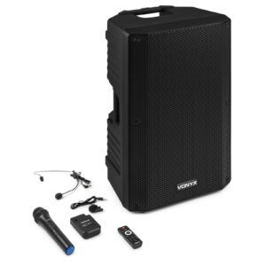 Vonyx VSA700-BP portable speaker met Bluetooth en draadloze microfoon ~ Spinze.nl