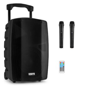 Vonyx VSP200 - 200 Watt Mobiele Speaker met Bluetooth 5.0 - 10 inch - ~ Spinze.nl