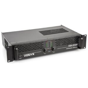 Vonyx VXA-2000 PA versterker 2x 1000W met Brugschakeling ~ Spinze.nl