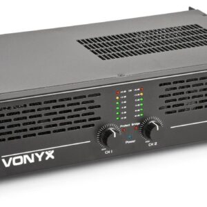 Vonyx VXA-800 PA versterker 2x 400W met Brugschakeling ~ Spinze.nl