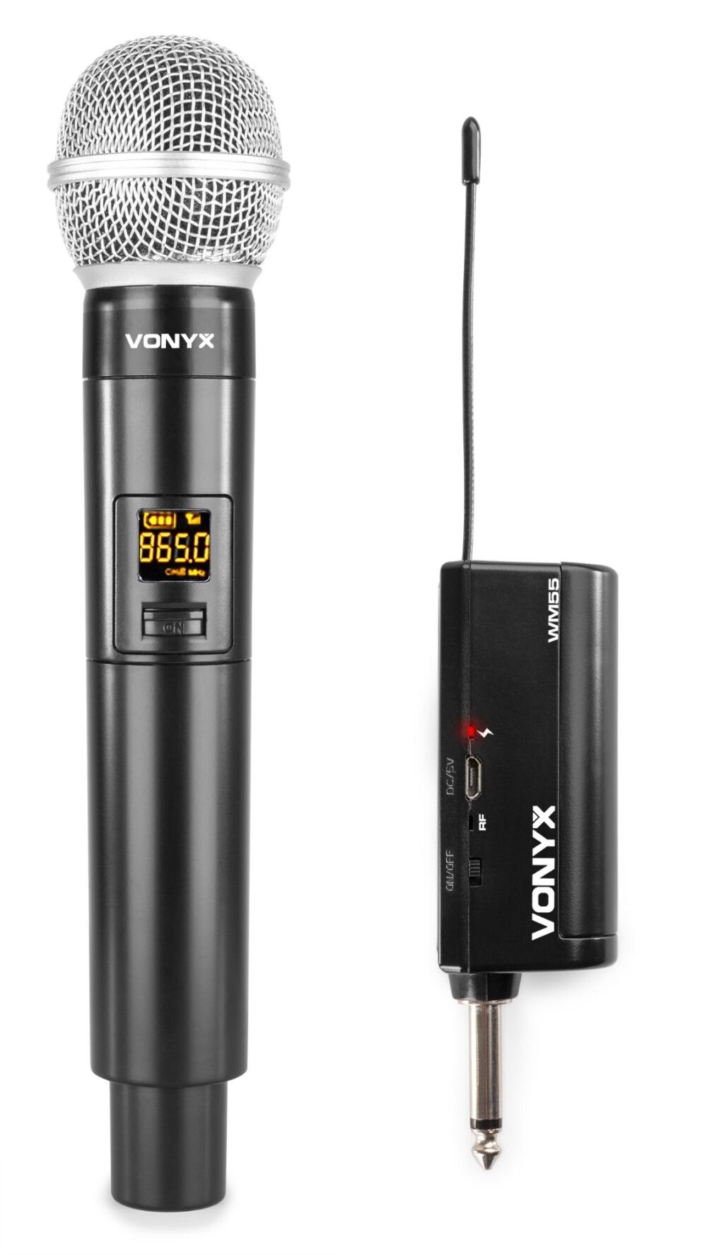 Vonyx WM55 plug-in draadloze microfoon - UHF ~ Spinze.nl