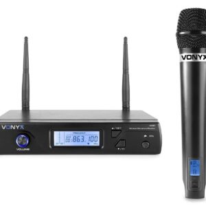 Vonyx WM61 draadloze microfoon UHF - 16 kanaals ~ Spinze.nl