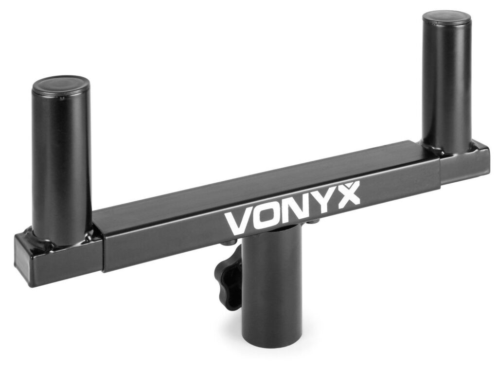 Vonyx WMS-03 adapter voor plaatsing van 2 speakers op statief ~ Spinze.nl