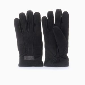 Warmbat Gloves Men Suede  Black ~ Spinze.nl