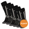 Xtreme Snowboard Sokken 6-pack Multi Black-45/47 ~ Spinze.nl