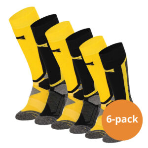 Xtreme Snowboard Sokken 6-pack Multi Yellow-45/47 ~ Spinze.nl