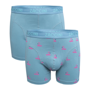 Zaccini 2-pack boxershorts flamingo ~ Spinze.nl