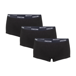 Zaccini Dames Shorts 3-pack Black-XS ~ Spinze.nl