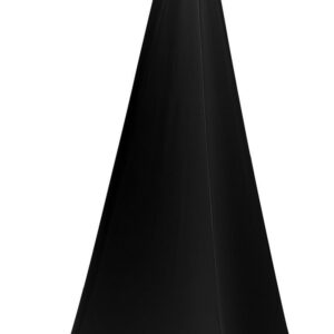 Zwarte hoes voor luidsprekerstandaard - 120cm ~ Spinze.nl