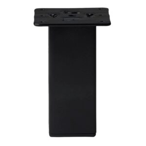 Zwarte vierkanten meubelpoot 15 cm ~ Spinze.nl