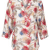 Blouse Tropical Wit ~ Spinze.nl
