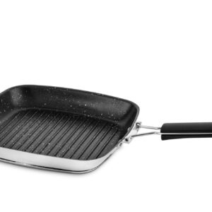 Grill pan 28 cm Glamour Stone Black ~ Spinze.nl