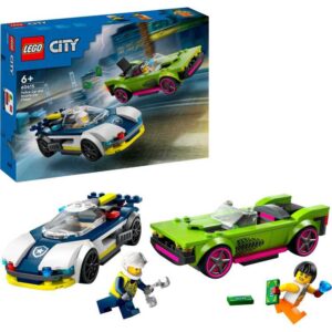 LEGO City - Politiewagen en snelle autoachtervolging constructiespeelgoed 60415 ~ Spinze.nl
