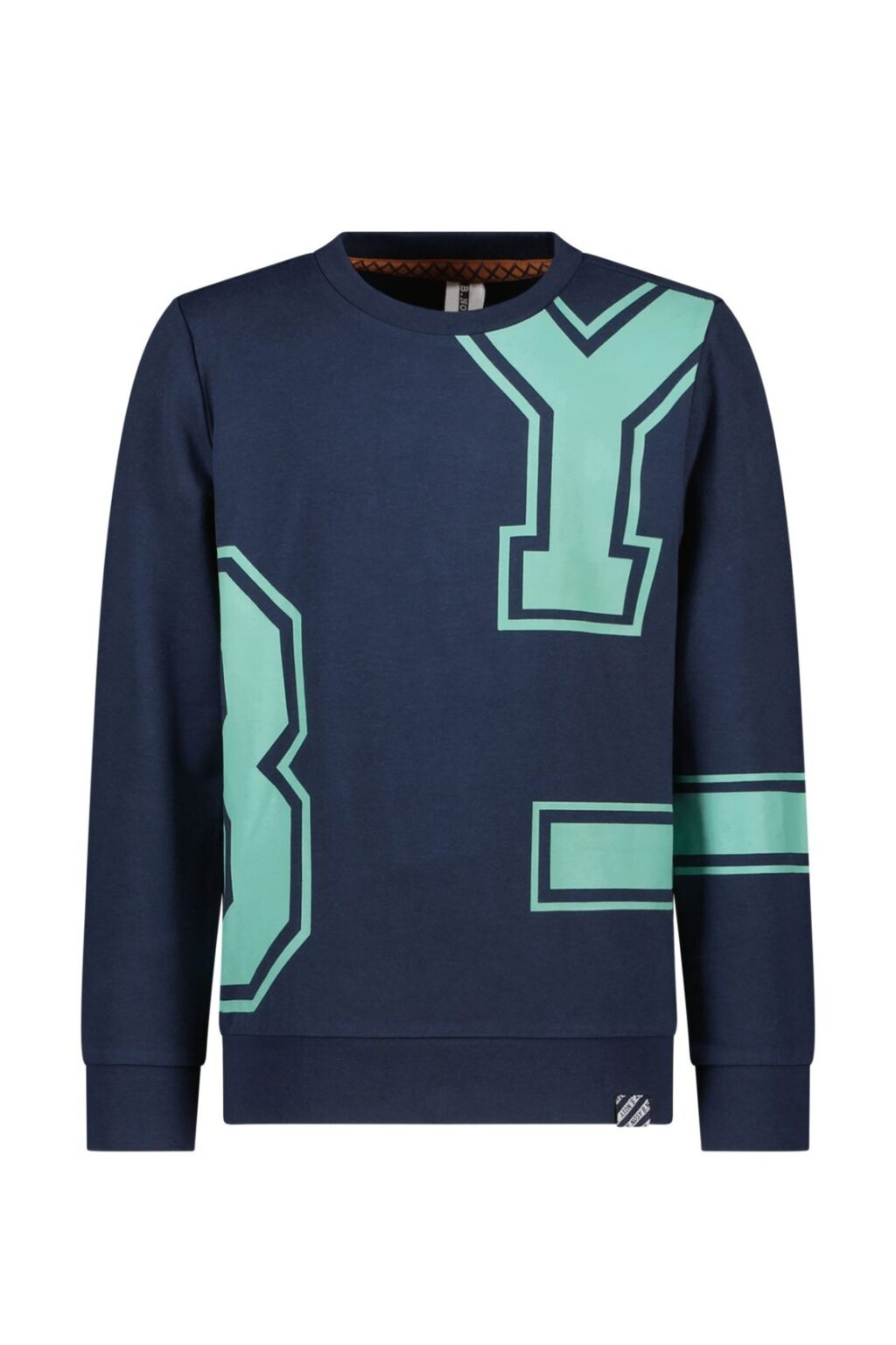 B.Nosy Jongens sweater - Elijah - Navy blauw ~ Spinze.nl