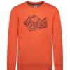 B.Nosy Jongens sweater oranje - Olivier - Pompoen ~ Spinze.nl
