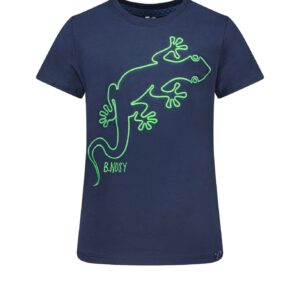 B.Nosy Jongens t-shirt artwork - Navy blauw ~ Spinze.nl