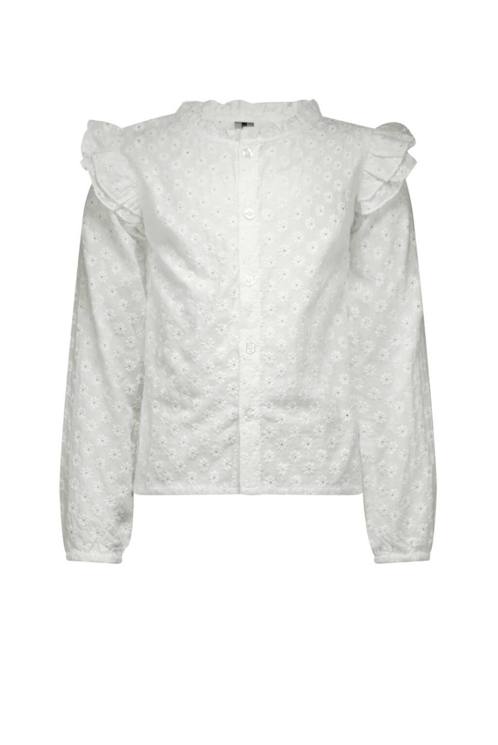 B.Nosy Meisjes blouse - Cotton ~ Spinze.nl