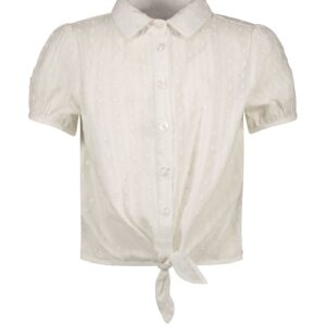 B.Nosy Meisjes blouse met knoop - Cotton ~ Spinze.nl