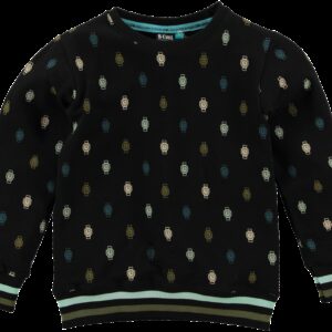 B'Chill Jongens sweater - Nielson - Multicolor ~ Spinze.nl