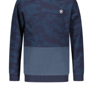 Bellaire Jongens hoodie aop - Navy blauw blazer ~ Spinze.nl