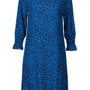 Dress Leopard Blue ~ Spinze.nl