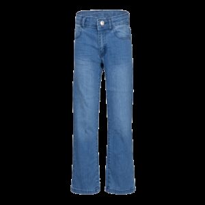 Dutch Dream denim Meisjes jeans broek Hili - Wide leg - Midden blauw ~ Spinze.nl