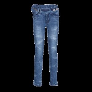 Dutch Dream denim Meisjes skinny jeans broek Ngombe - Midden blauw ~ Spinze.nl