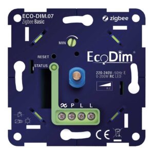 Ecodim Zigbee Inbouw smart LED dimmer 0-200 Watt Fase afsnijding ECO-DIM.07 ~ Spinze.nl