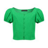 Frankie & Liberty Meisjes blouse - Hetty - Fern groen ~ Spinze.nl